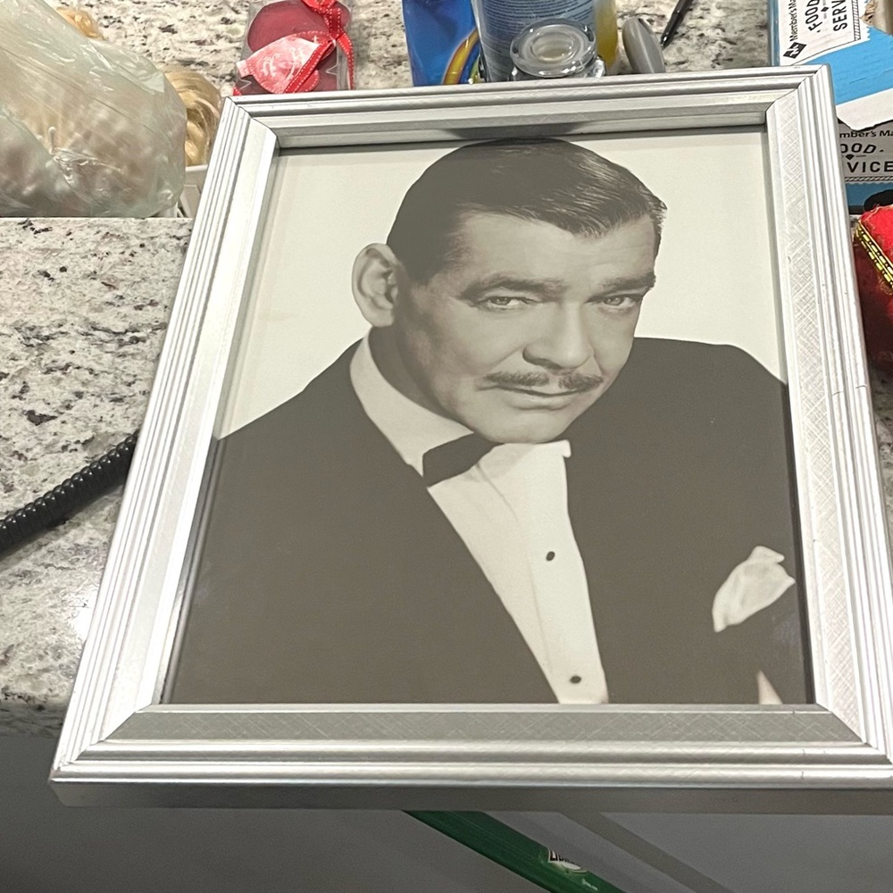 GONE WITH THE WIND Clark Gable Black White Publicity Photo Ludlow Collection 13”